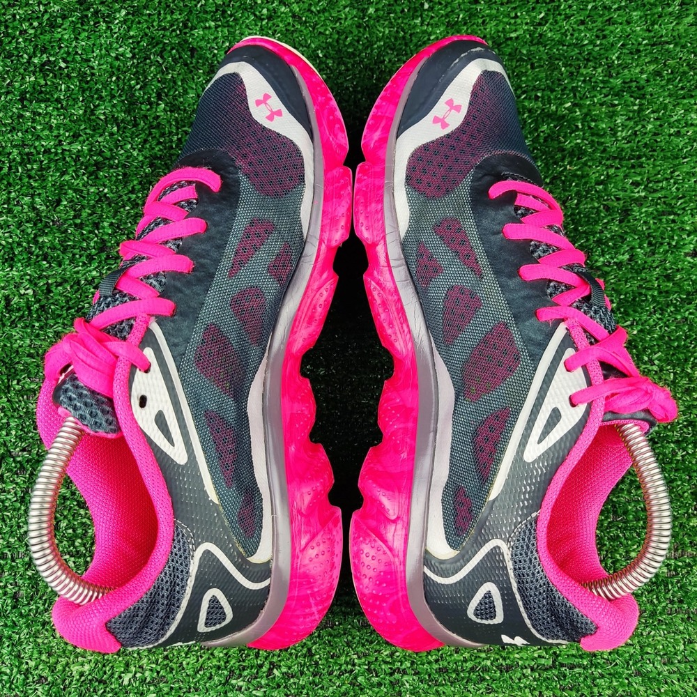 Under Armour Running Shoes Womens 8.5 Pink Micro G 1241979-029 Mesh Athletic - Picture 5 of 8